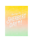 Sherbert Day Card - Green Fresh Florals + Plants
