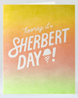 Sherbert Day Card - Green Fresh Florals + Plants