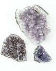 Amethyst Gemstone - Green Fresh Florals + Plants