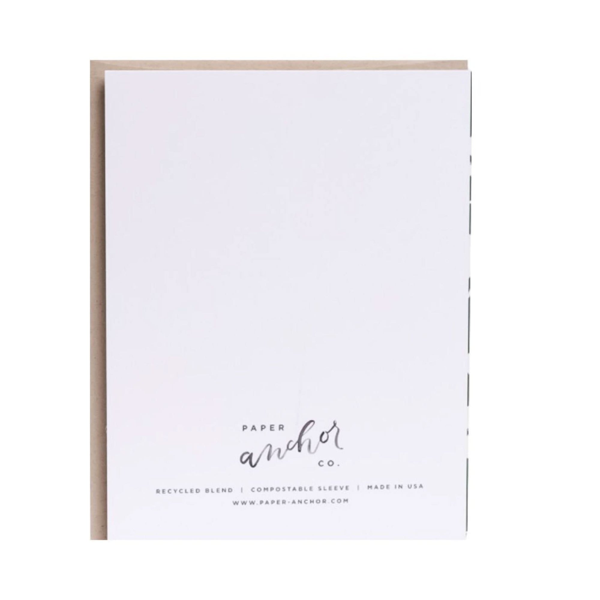 Apache Plume Thank You Card - Green Fresh Florals + Plants