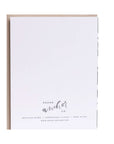 Apache Plume Thank You Card - Green Fresh Florals + Plants