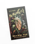 Begonia Maculata Leaf Lapel Pin - Green Fresh Florals + Plants