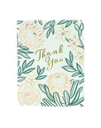 Bloom Thank You Card - Green Fresh Florals + Plants