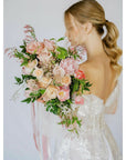 Blush A la Carte Bridal Bouquet - Green Fresh Florals + Plants
