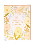 Citrus Sympathy Card - Green Fresh Florals + Plants