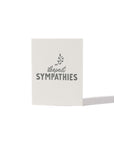 Deepest Sympathies Sprig Card - Green Fresh Florals + Plants