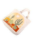 Desert Arch Tote Bag - Green Fresh Florals + Plants