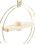 Double Ring Plant Shelf Hanger - Green Fresh Florals + Plants