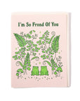 Fronds Love Card - Green Fresh Florals + Plants
