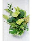 Green Monochrome A la Carte Bridal Bouquet - Green Fresh Florals + Plants