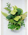 Green Monochrome A la Carte Bridal Bouquet - Green Fresh Florals + Plants