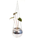 Hanging Disco Ball Planter - Green Fresh Florals + Plants