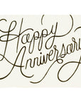 Happy Anniversary Card - Green Fresh Florals + Plants