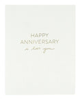 Happy Anniversary, I Love You Card - Green Fresh Florals + Plants