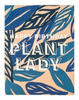 Happy Birthday Plant Lady Card - Green Fresh Florals + Plants