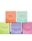 Hue Candle Collection - Green Fresh Florals + Plants