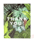 Jungle Thank You Card - Green Fresh Florals + Plants