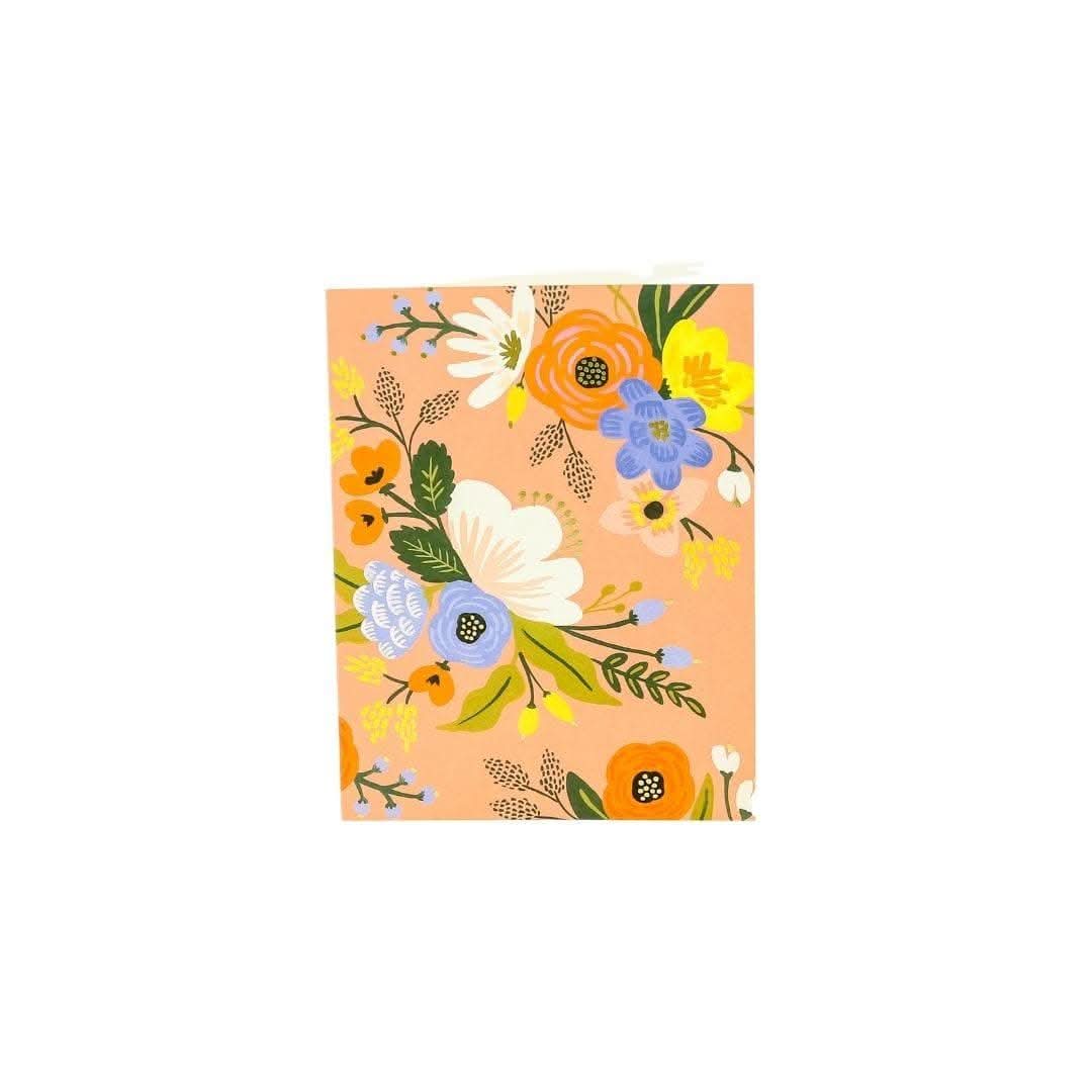 Lively Floral Card - Green Fresh Florals + Plants