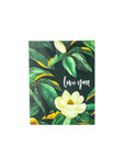 Love You Magnolia Card - Green Fresh Florals + Plants