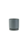 Momma Pots Jewel Tone Gemstone Cylinder - Green Fresh Florals + Plants