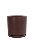 Momma Pots Jewel Tone Gemstone Cylinder - Green Fresh Florals + Plants