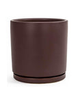 Momma Pots Jewel Tone Gemstone Cylinder - Green Fresh Florals + Plants