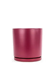 Momma Pots Jewel Tone Gemstone Cylinder - Green Fresh Florals + Plants