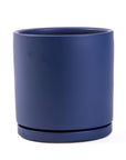 Momma Pots Jewel Tone Gemstone Cylinder - Green Fresh Florals + Plants