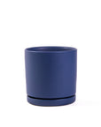 Momma Pots Jewel Tone Gemstone Cylinder - Green Fresh Florals + Plants