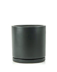 Momma Pots Jewel Tone Gemstone Cylinder - Green Fresh Florals + Plants