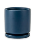 Momma Pots Jewel Tone Gemstone Cylinder - Green Fresh Florals + Plants
