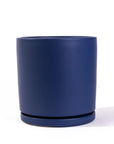 Momma Pots Jewel Tone Gemstone Cylinder - Green Fresh Florals + Plants