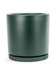 Momma Pots Jewel Tone Gemstone Cylinder - Green Fresh Florals + Plants