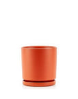 Momma Pots Jewel Tone Gemstone Cylinder - Green Fresh Florals + Plants