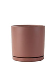 Momma Pots Jewel Tone Gemstone Cylinder - Green Fresh Florals + Plants