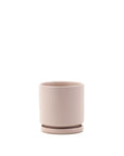 Momma Pots Pastel Gemstone Cylinder - Green Fresh Florals + Plants