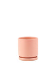 Momma Pots Pastel Gemstone Cylinder - Green Fresh Florals + Plants