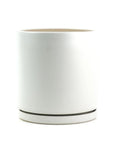 Momma Pots Pastel Gemstone Cylinder - Green Fresh Florals + Plants