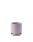 Momma Pots Pastel Gemstone Cylinder - Green Fresh Florals + Plants