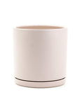 Momma Pots Pastel Gemstone Cylinder - Green Fresh Florals + Plants
