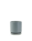 Momma Pots Pastel Gemstone Cylinder - Green Fresh Florals + Plants
