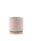 Momma Pots Pastel Gemstone Cylinder - Green Fresh Florals + Plants