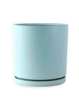 Momma Pots Pastel Gemstone Cylinder - Green Fresh Florals + Plants