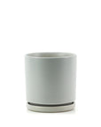 Momma Pots Pastel Gemstone Cylinder - Green Fresh Florals + Plants