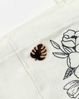 Monstera Leaf Gold Lapel Pin - Green Fresh Florals + Plants