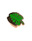 Monstera Leaf Lapel Pin - Green Fresh Florals + Plants