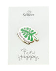 Monstera Leaf Lapel Pin - Green Fresh Florals + Plants
