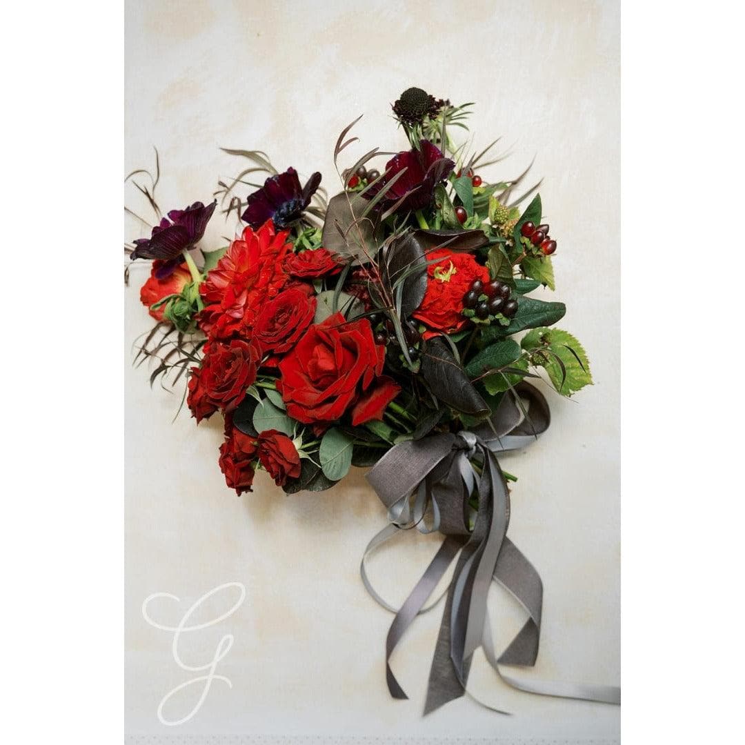 Moody A la Carte Wedding Bridal Bouquet - Green Fresh Florals + Plants