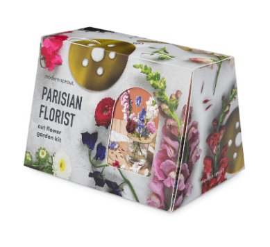 Parisian Florist Gift Set - Green Fresh Florals + Plants