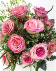 Pink Long-Stem Roses - Green Fresh Florals + Plants